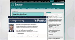 Desktop Screenshot of coaching-newsletter.de